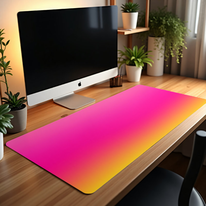 Polyester Desk Pad, 14.4x12.1