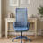 High Back Mesh Office Chair - Blue, 500lbs Capacity, Adjustable Lumbar Support, Molded Foam Seat, Breathable-826899329-826899331
