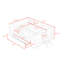 Lit plateforme en bois avec garde-corps et tiroir-785597810-785597813