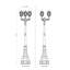 Luminaire d'extérieur 3 lumières Ashdown-100157010