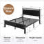 Minas Platform Bed - Queen - Black-1872796324-1766797016