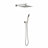 10" Square Rain Shower Head With Handheld – No Shower Valve Included