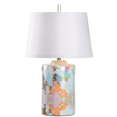 Lampe de table 28 po Under the Sea I Orange / Bleu