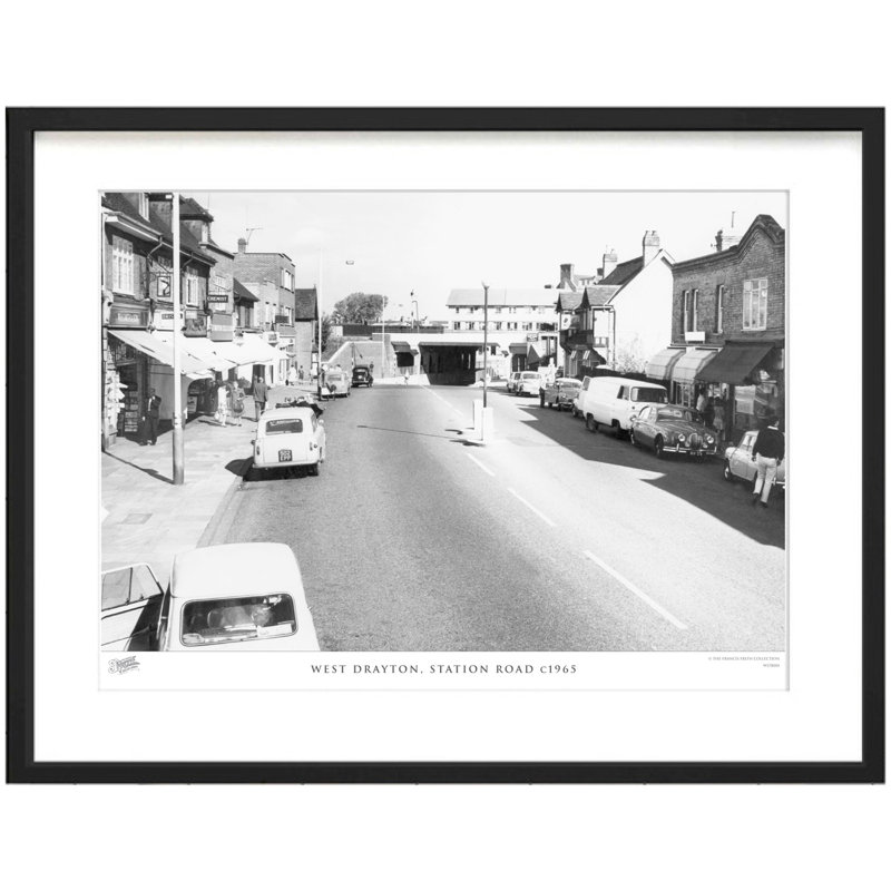 West Drayton, Station Road C1965 by Francis Frith - Single Picture Frame Print, 45cm H x 60cm W x 2.3cm D