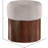 Asai Velour Fur Fabric Ottoman/Stool-17052498-17052499
