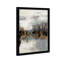 Montagnes abstraites - Peinture encadrée sur papier-73063312-73063311
