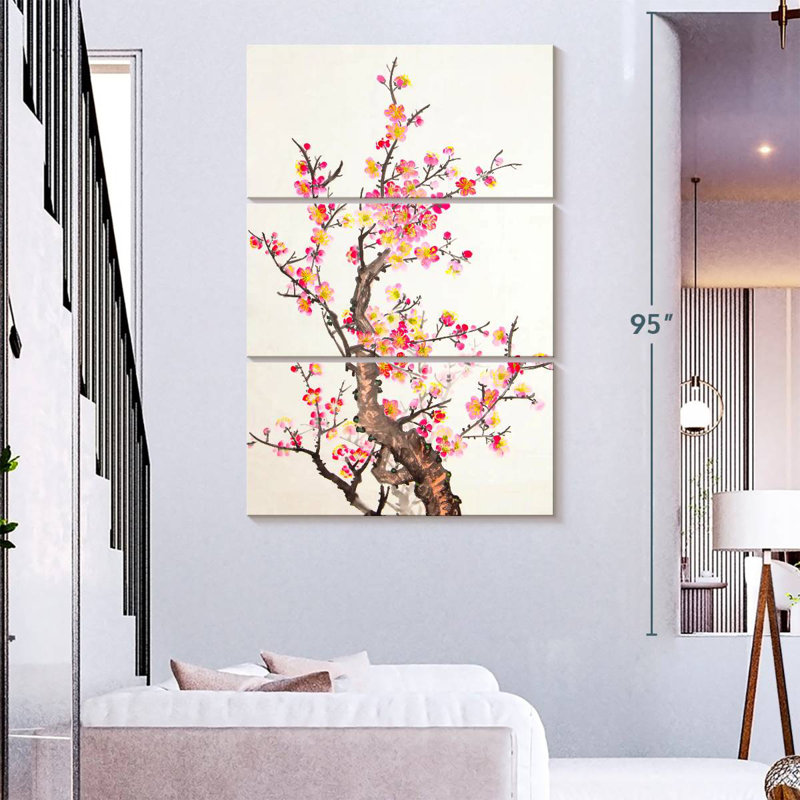 Harnek Plum Tree, 74" H x 48" W