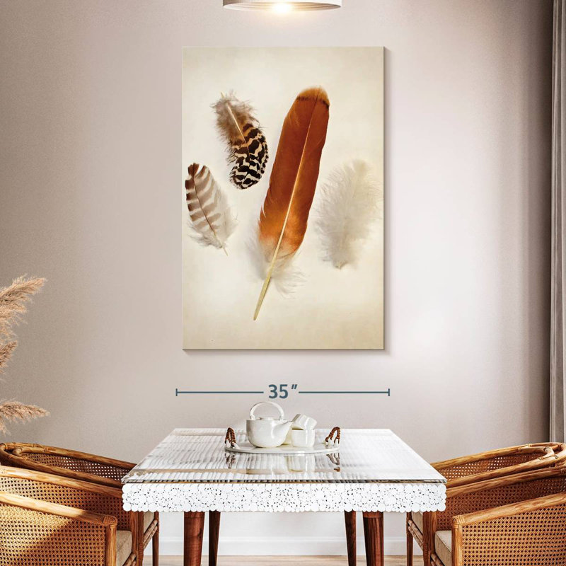 Kerner Feather Group I, 51" H x 34" W