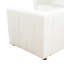 Ensemble de canapé de salon en microfibre blanc 5 pièces