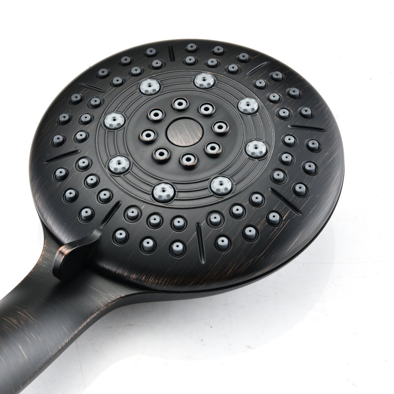 Pomme de douche haute double avec fonction de pause