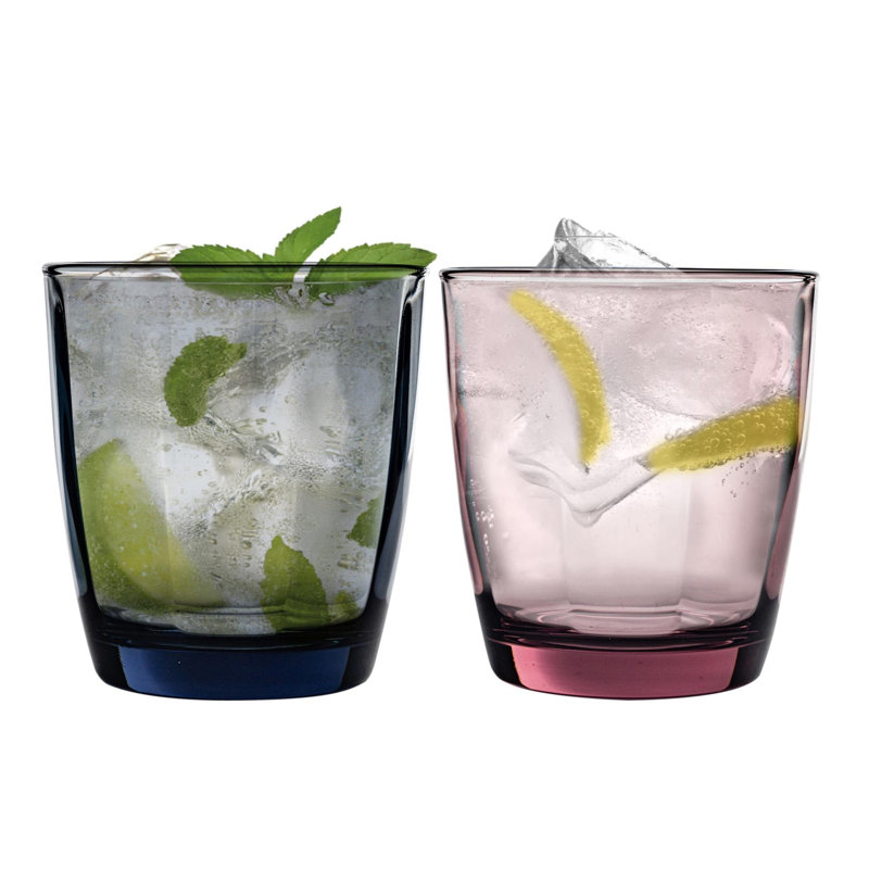 Pulsar Water Glasses - 300ml - Blue/Purple