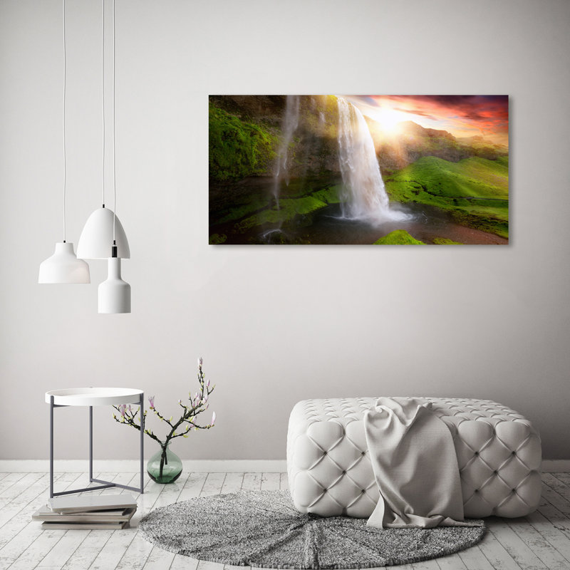 Waterfall - No Frame Print on Canvas