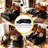 106” Sectional Couch With Chaise, Cloud Boneless Couches Flannel Plush With Deep Seat, L-shaped Compressed Modular Sofa With Cushions For Living Room, Small Space, Black-1407709316