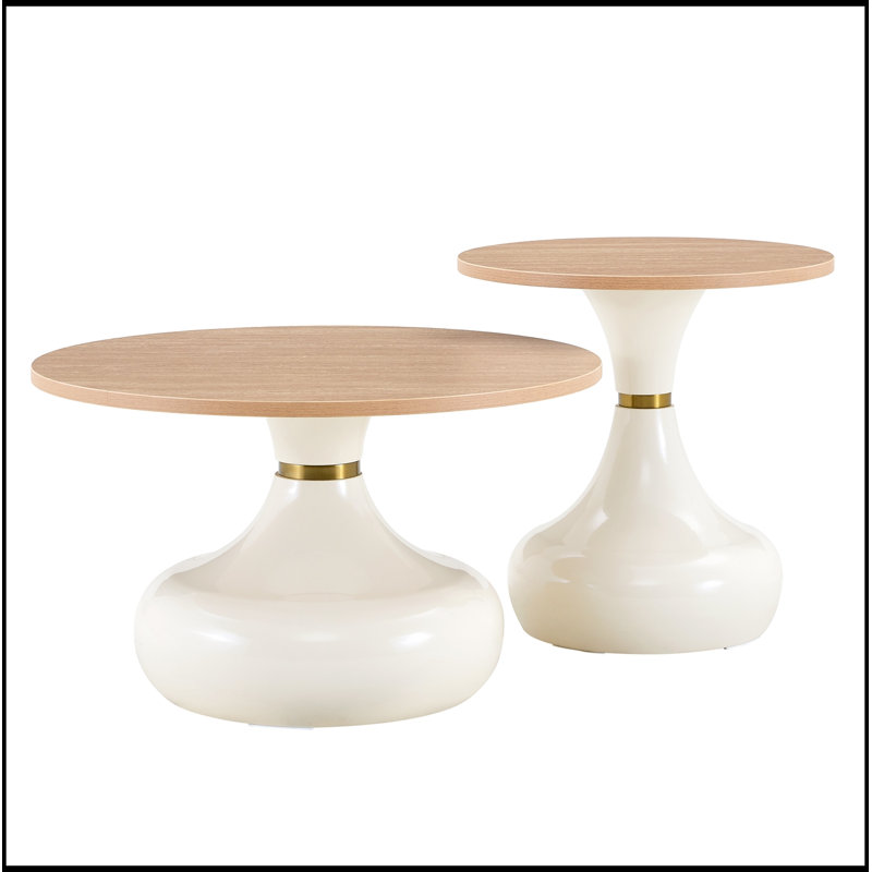 Ensemble gigogne gigogne avec base d'étude, Naturel