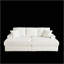 Canapé 84 places en velours côtelé 84 pouces avec 3 coussins décoratifs et 2 coussins décoratifs-378175731
