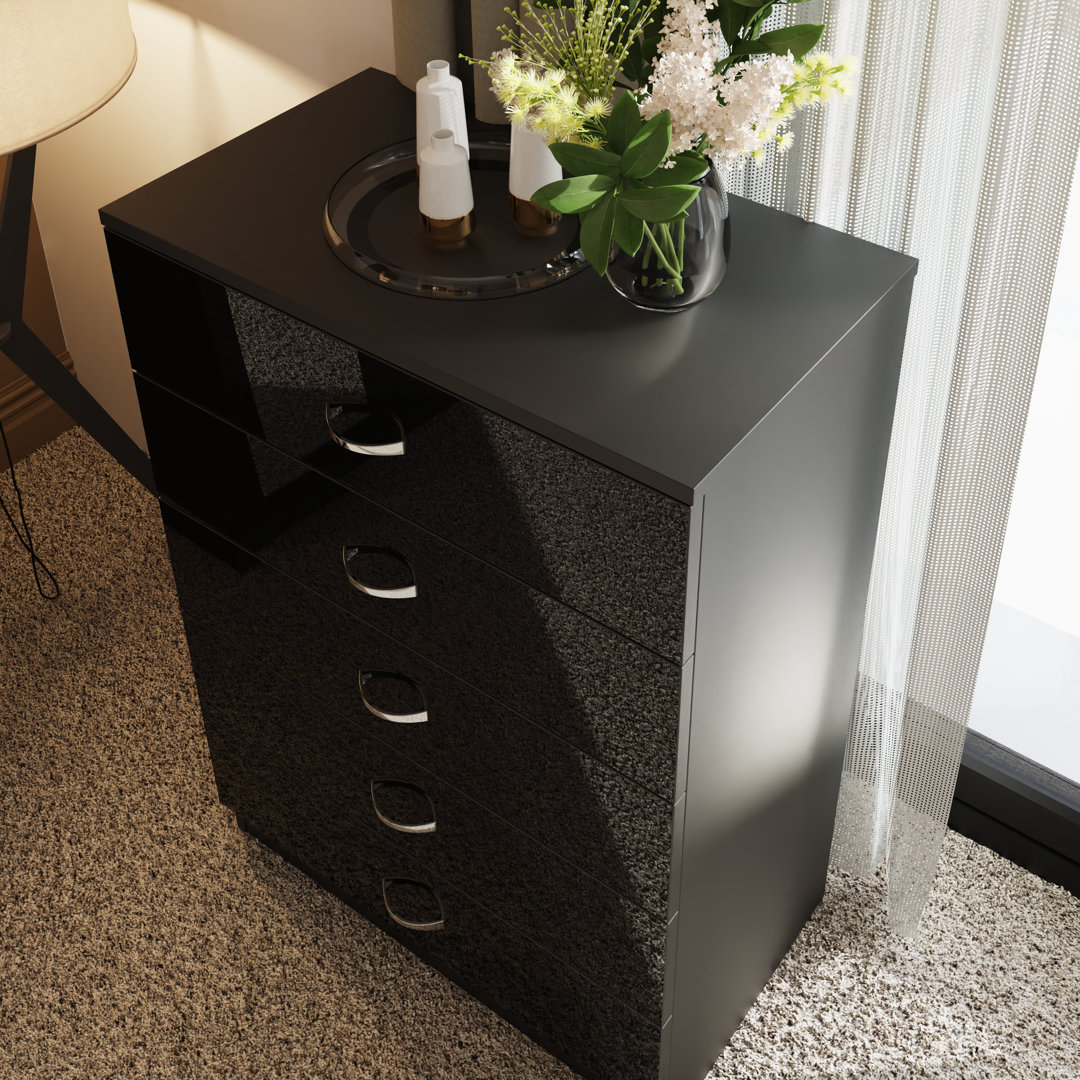 Metro Lane Kommode Rimsdale Farbe: Schwarz