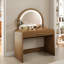 Table de coiffeuse avec miroir tactile et tiroir
