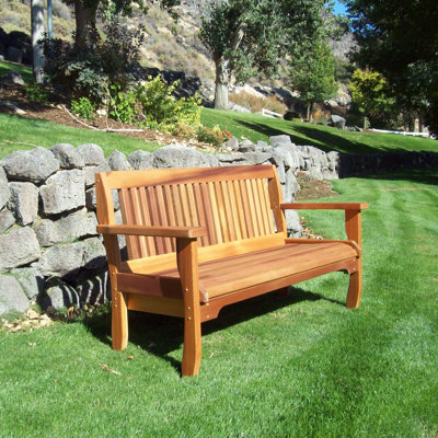 Carmelita Western Red Cedar Outdoor Bench