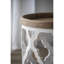 Art French Country Home Decor - 5 articles: plante artificielle, vase, plateaux, tabouret, table d'appoint contemporaine avec tabouret et inclus