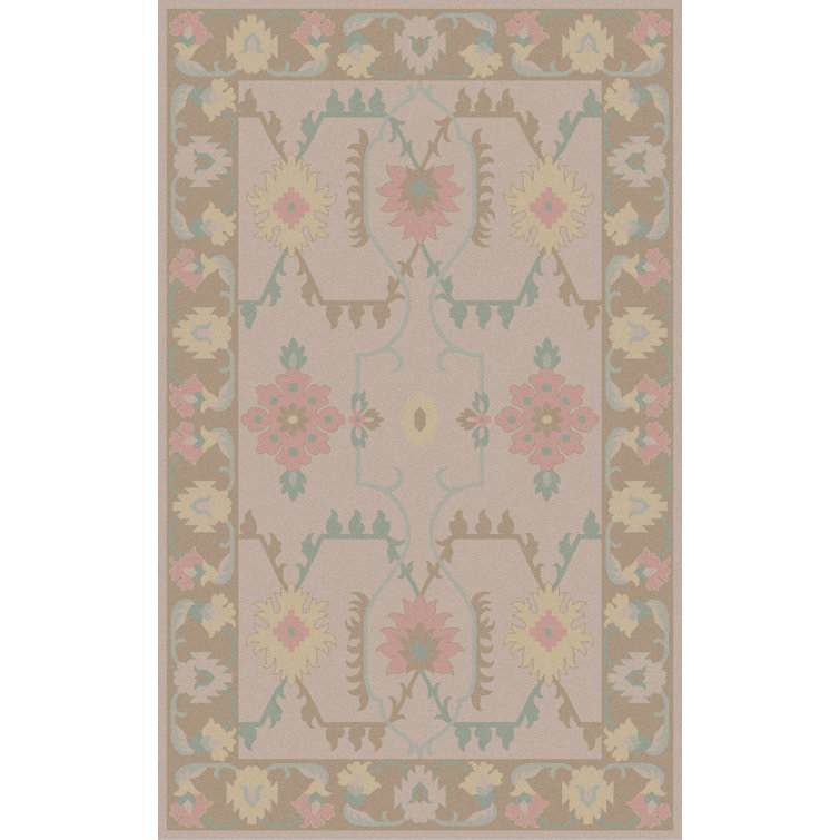 Wellsville Wool Floral Indoor Rug