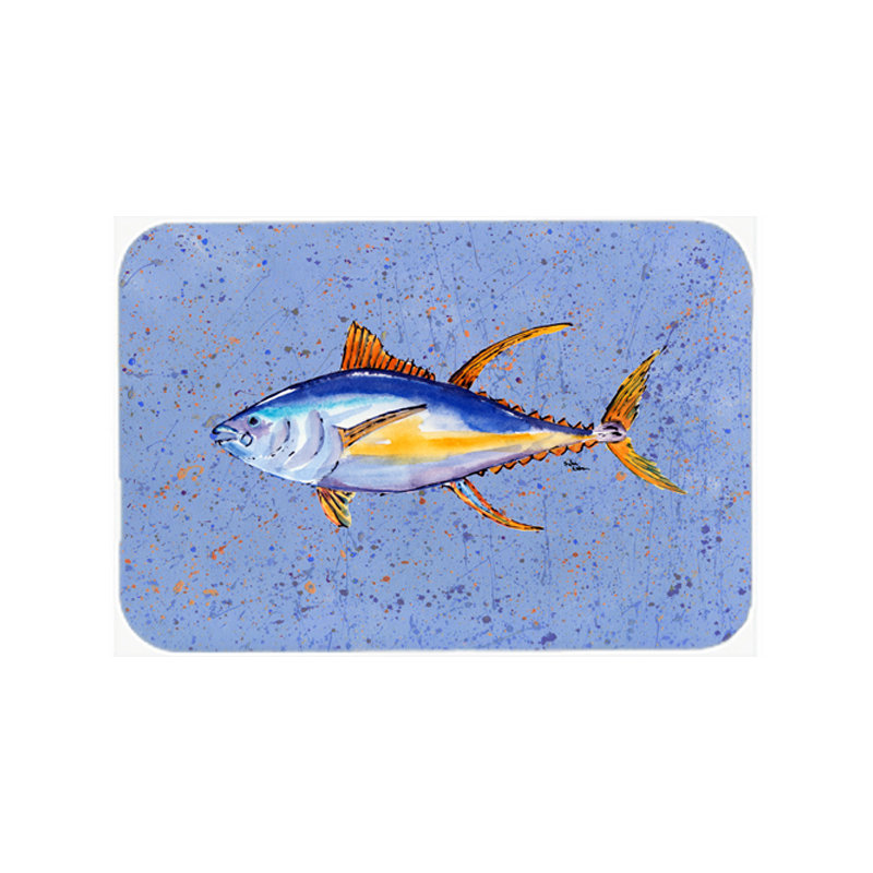Caroline's Treasures Tuna Fish Glass Cutting Board