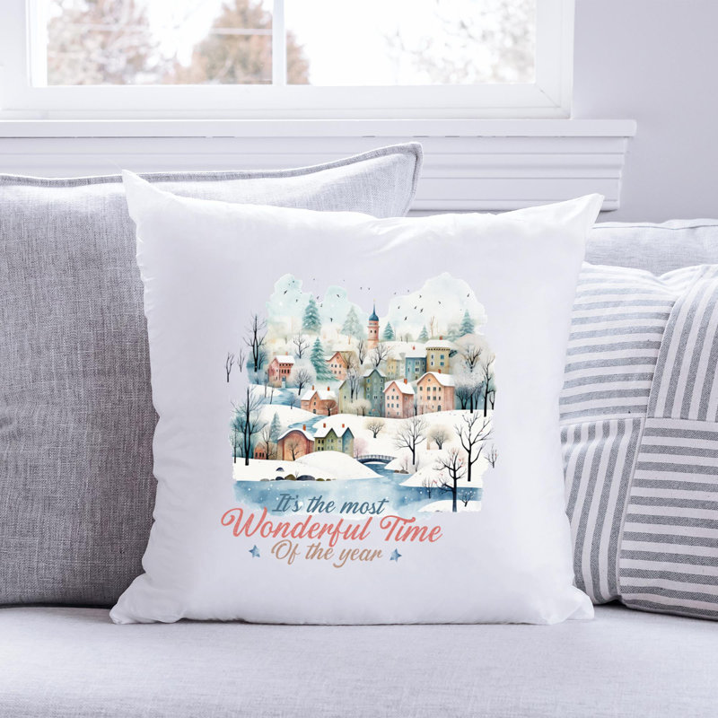 Coussin en polyester 07 Sweet Christmas, 20 po x 20 po