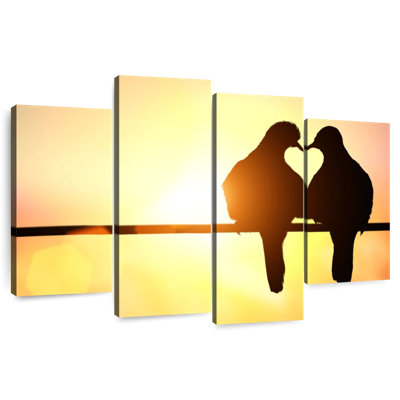 Hardie Love Birds Silhouette