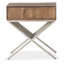 Hudson Ferry Solid Wood Top End Table with Storage