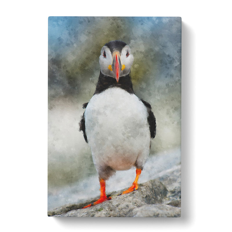 Atlantic Puffin Birds Vol.6 - Wrapped Canvas Print, 60cm H x 40cm W x 3cm D