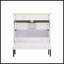 Meuble-lavabo de 30 pouces avec lavabo en céramique, tiroirs pleine extension, glissières à fermeture en douceur, conception cannelée-754341435