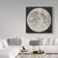 « lunaire cartographie i, 1805-06 », reproduction de peinture à l’huile sur toile tendue-31881341