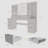 Makeup Vanity Desk With Mirror And Lights, 59" Large Vanity Table With 8Drawers & Open Storage Shelves, Brightness Adjustable, Dressing Table For Bedroom, Women And Girl
