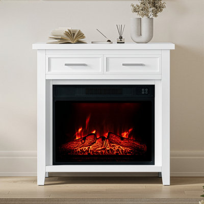 Billerica Contemporary 32" Electric Fireplace Console TV Stand