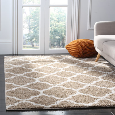 Helsel Shag Performance Geometric Rug