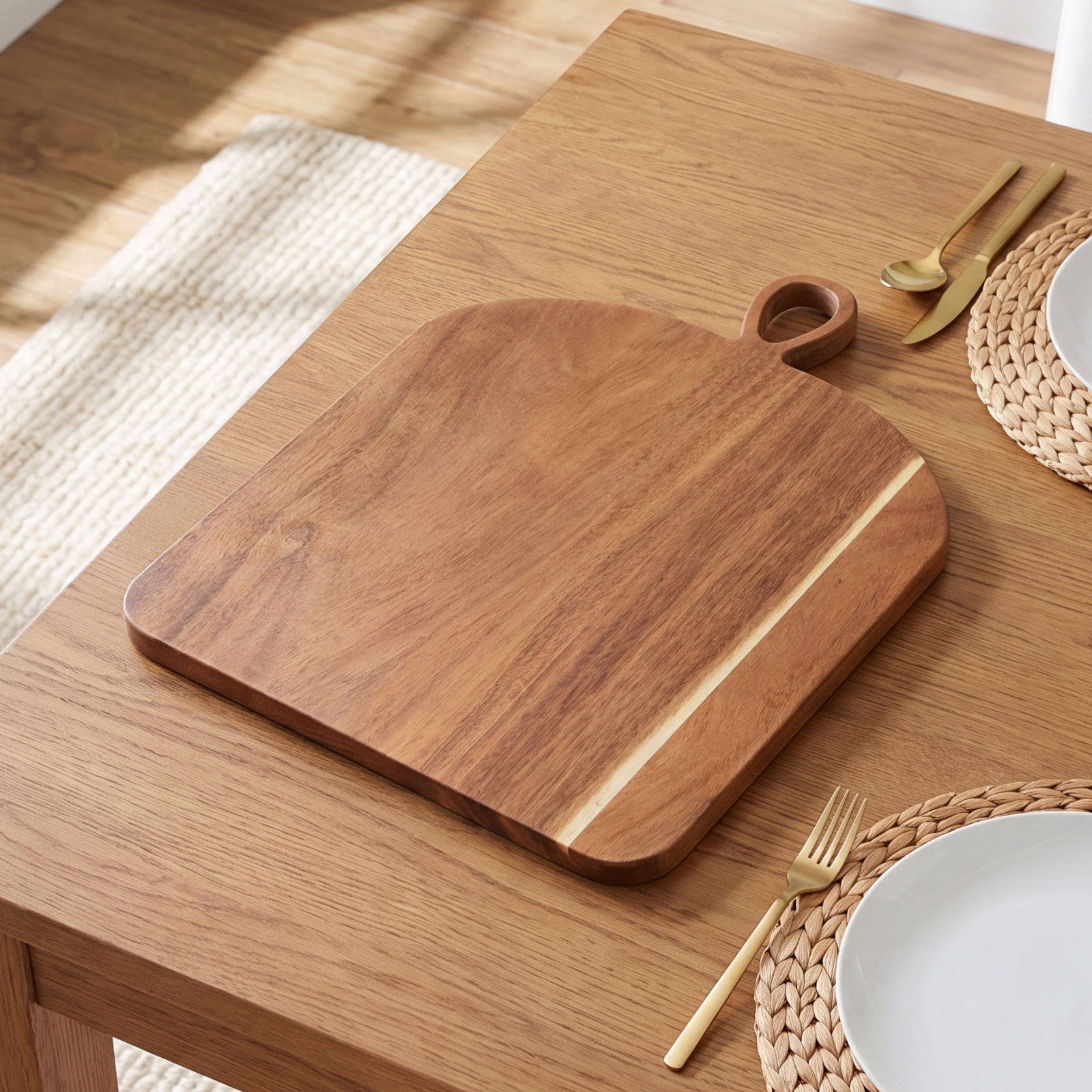 Acacia Cheese Board, 0.75" H x 12.5" W x 17" L