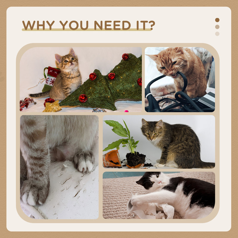 Versatile Cat Tower With Multiple Play Features For Feline Fun