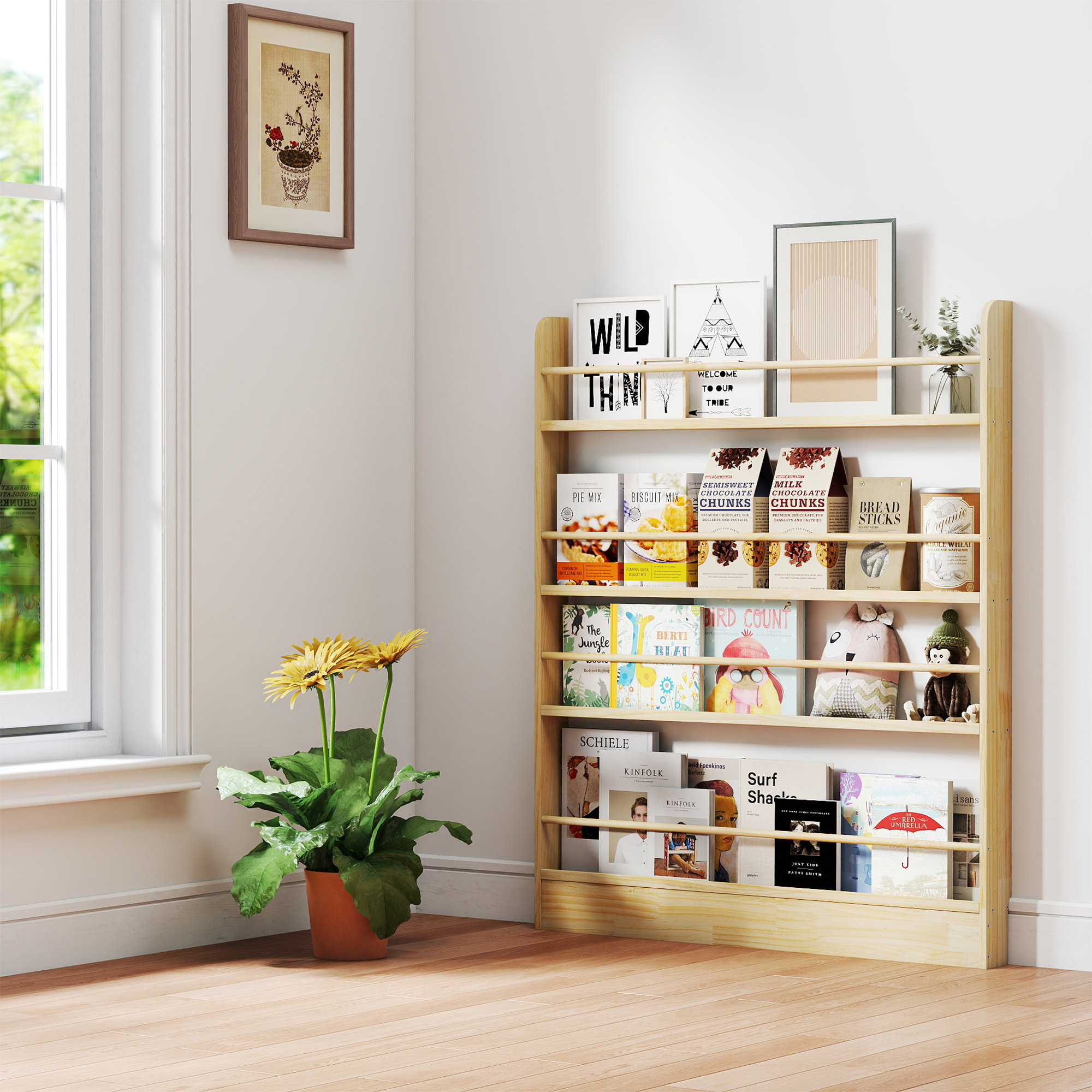 Wayfair Storage Racks Latitude Run® Ultra-slim Wooden Storage Rack - Wayfair Canada