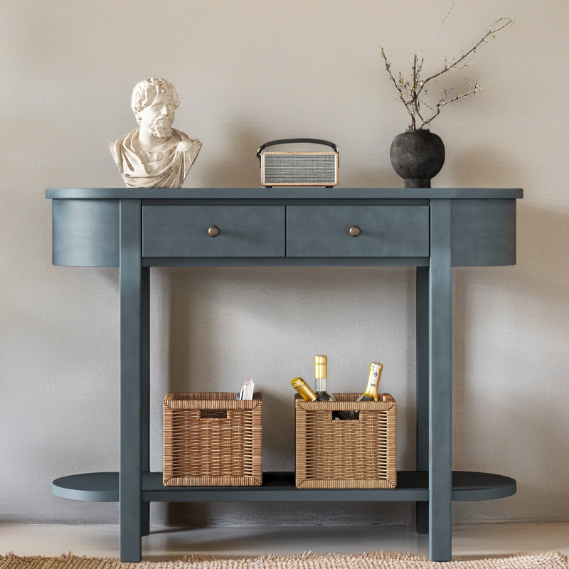 Console Table, Navy