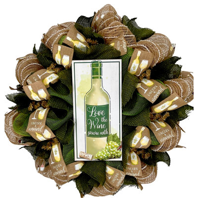Couronne à vin «All occasion Love the Wine dont vous êtes avec»
