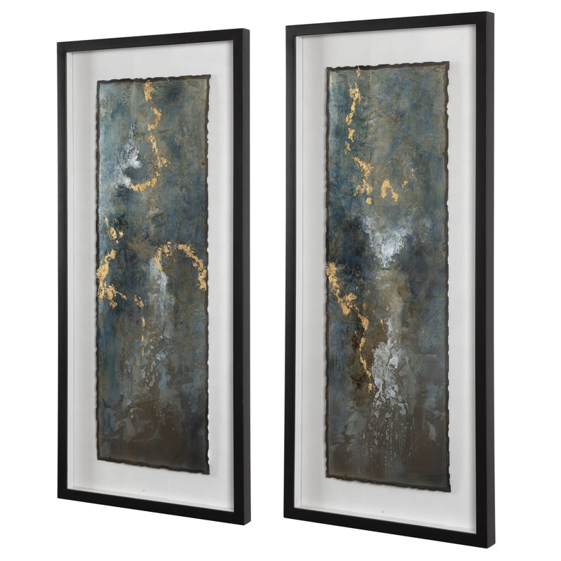 " Glimmering Agate " 2 - Pieces