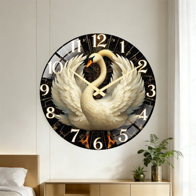 Horloge murale Swan