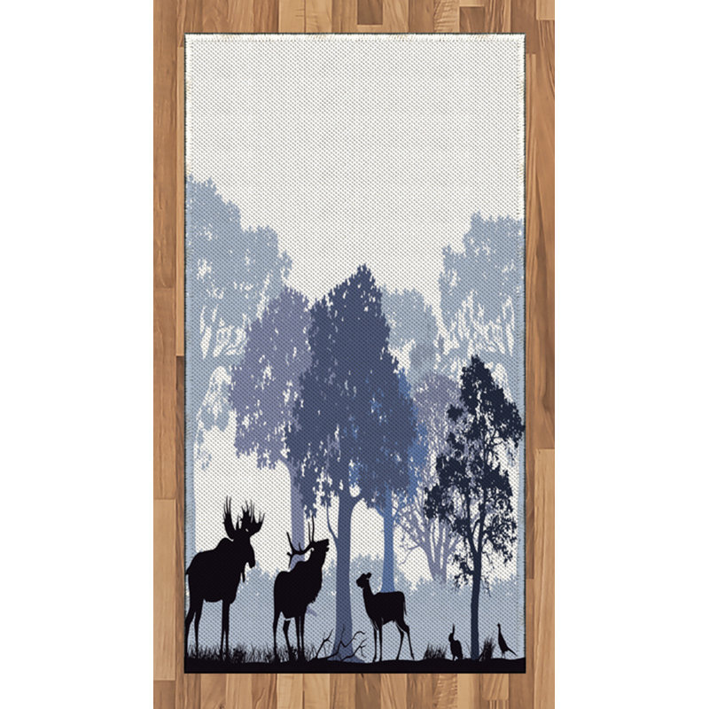 Tapis décoratif Moose, Rectangle 2 pi 7 po x 5 pi