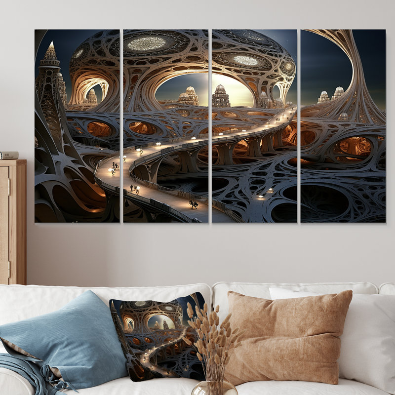 «Charline Architectural Dreamscape», H 28 po x l 48 po