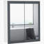 Armoire de rangement de salle de bain murale, armoire à pharmacie, armoire de salle de bain moderne avec miroir-795150373