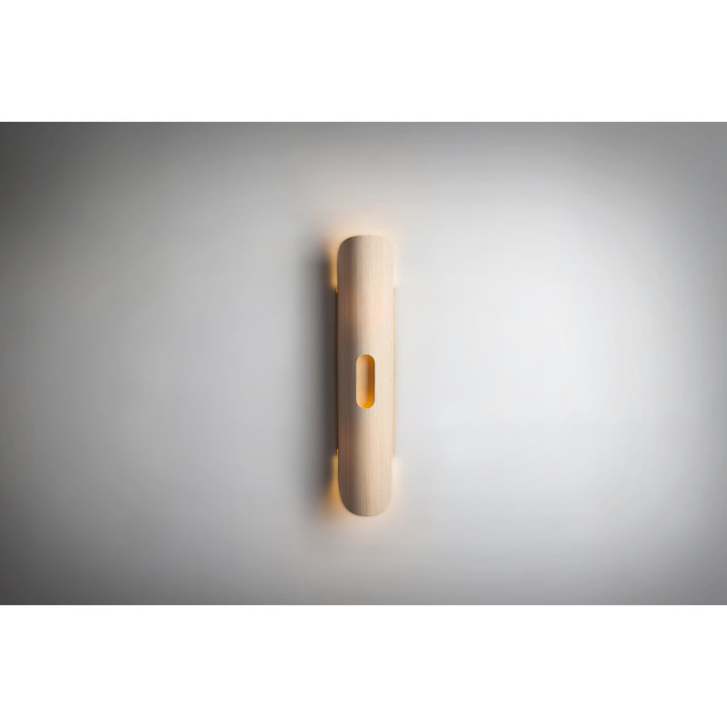 Lupe Integrated LED Flush Mounted Sconce, Ash