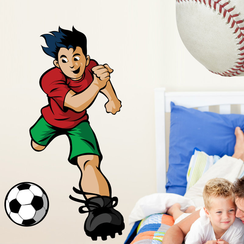 Sports Non-Wall Damaging Wall Decal, 60" H x 33.5" W