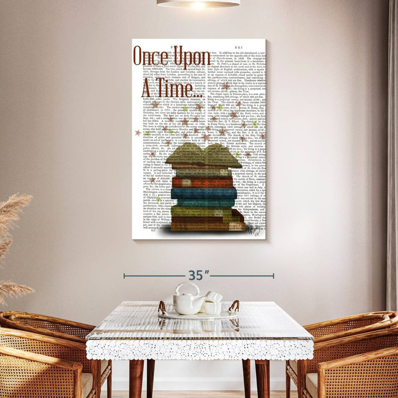Kerner Once Upon A Time Books, 48" H x 32" W