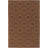 Zora Geometric Handmade Wool Brown Area Rug-1590582821