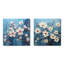 Blooms Expressionist Vitality - Ensemble de 2 collages carrés cornouiller-1333164537-1333164519