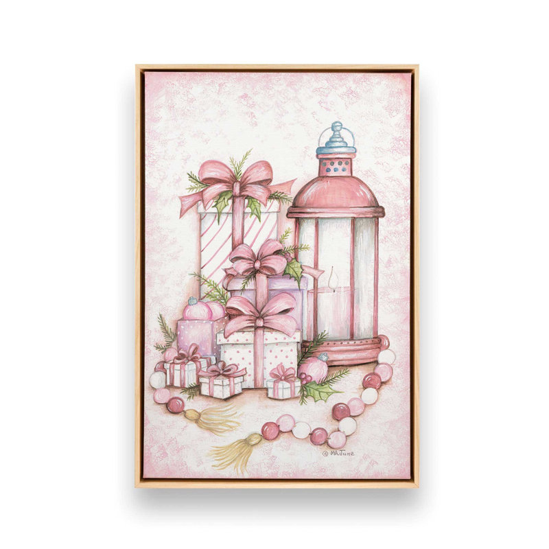 «Pretty and Pink» par Mary Ann June, reproduction d'art, Toile avec cadre, Tanné, L 24 po x H 36 po